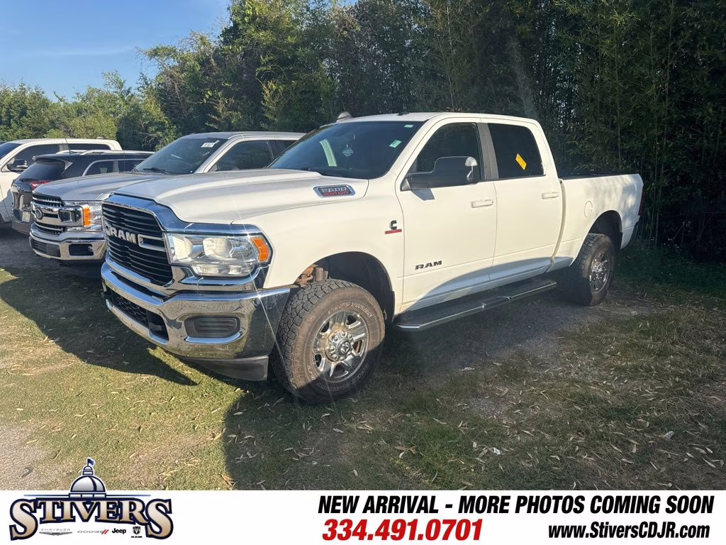 2021 Bright White Clearcoat Ram 2500 Big Horn 4X4 Truck