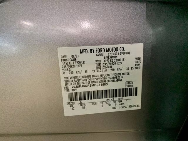 2021 Radiance Lincoln Nautilus Reserve AWD SUV