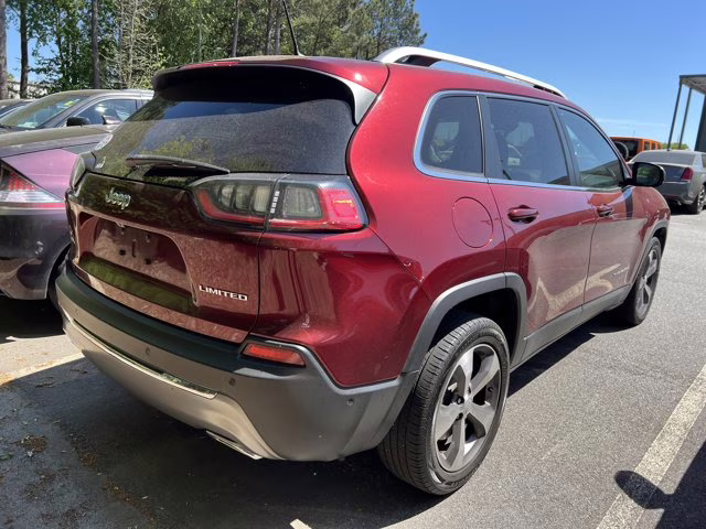 2021 Velvet Red Pearlcoat Jeep Cherokee Limited FWD SUV