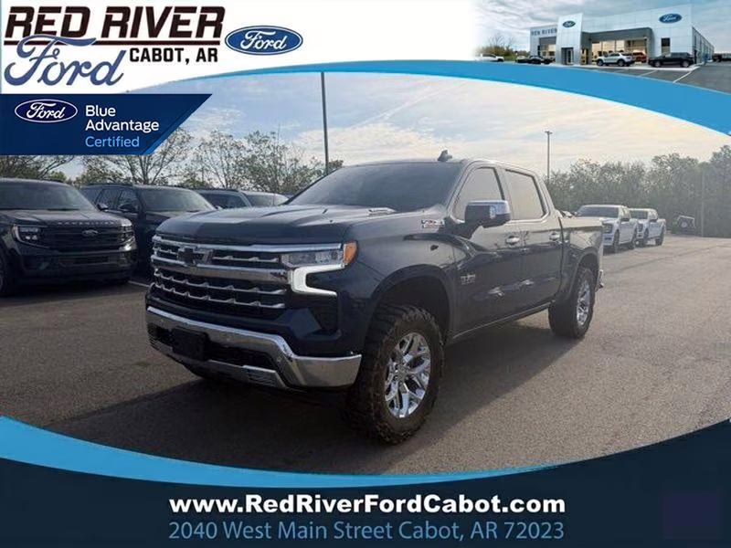 2023 Northsky Blue Metallic Chevrolet Silverado LTZ 4X4 Truck