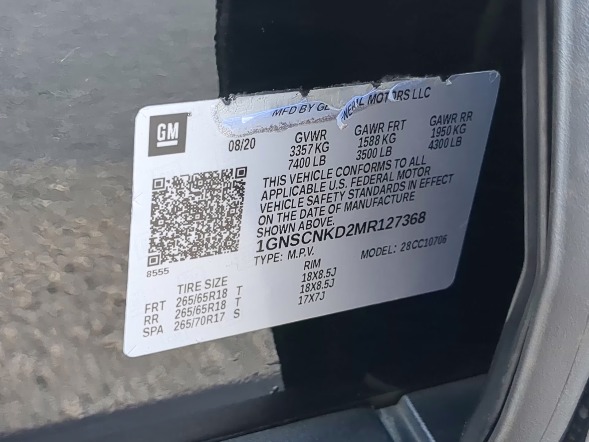 2021 Black Chevrolet Tahoe LT RWD SUV