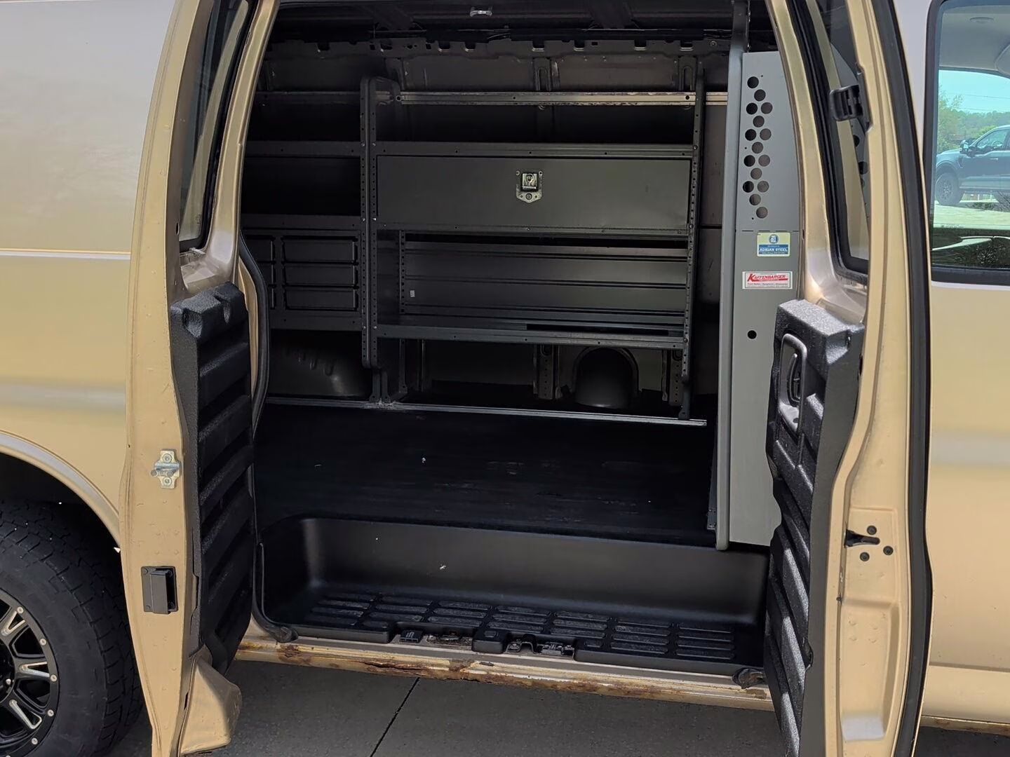 2011 Sand Beige Metallic GMC Savana Cargo Van RWD Van