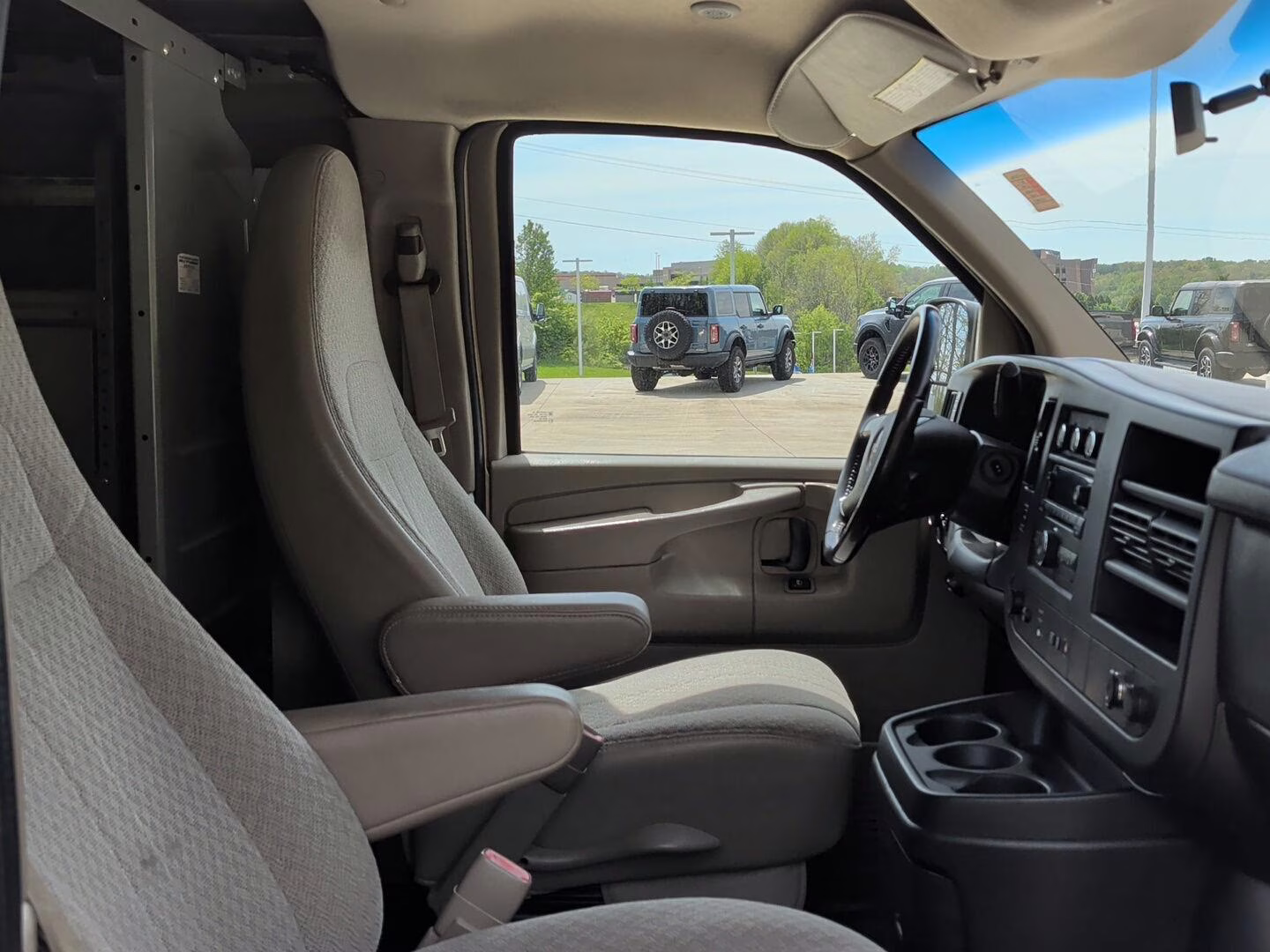 2011 Sand Beige Metallic GMC Savana Cargo Van RWD Van