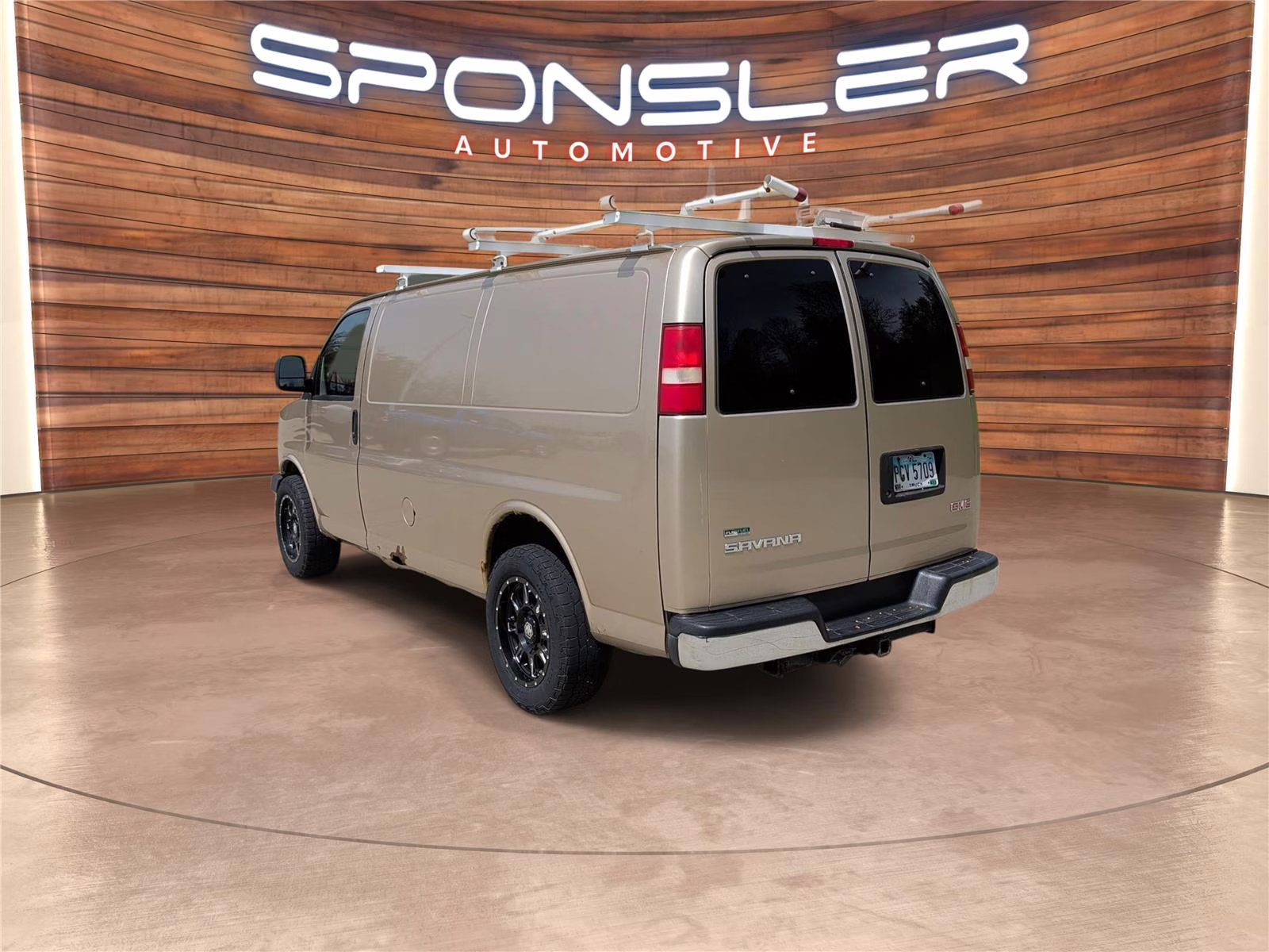 2011 Sand Beige Metallic GMC Savana Cargo Van RWD Van