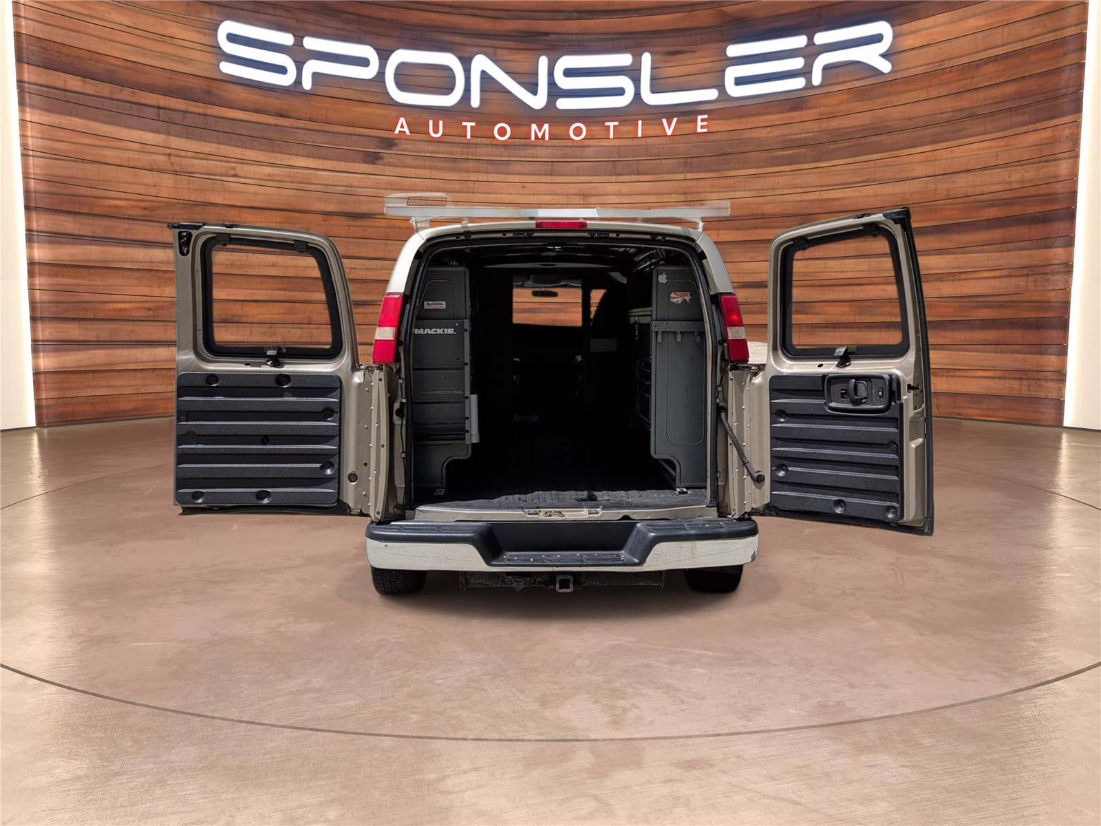 2011 Sand Beige Metallic GMC Savana Cargo Van RWD Van