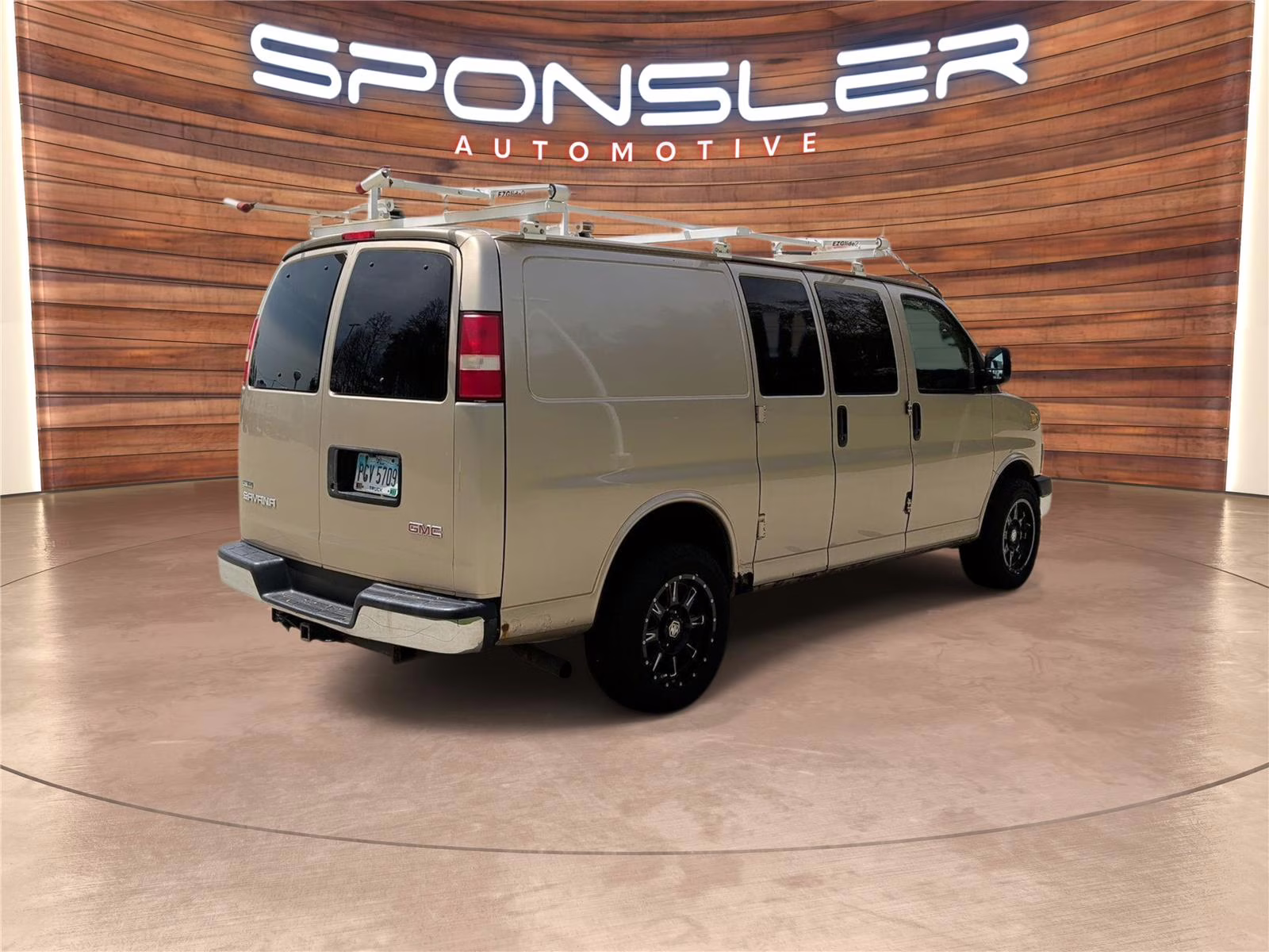 2011 Sand Beige Metallic GMC Savana Cargo Van RWD Van