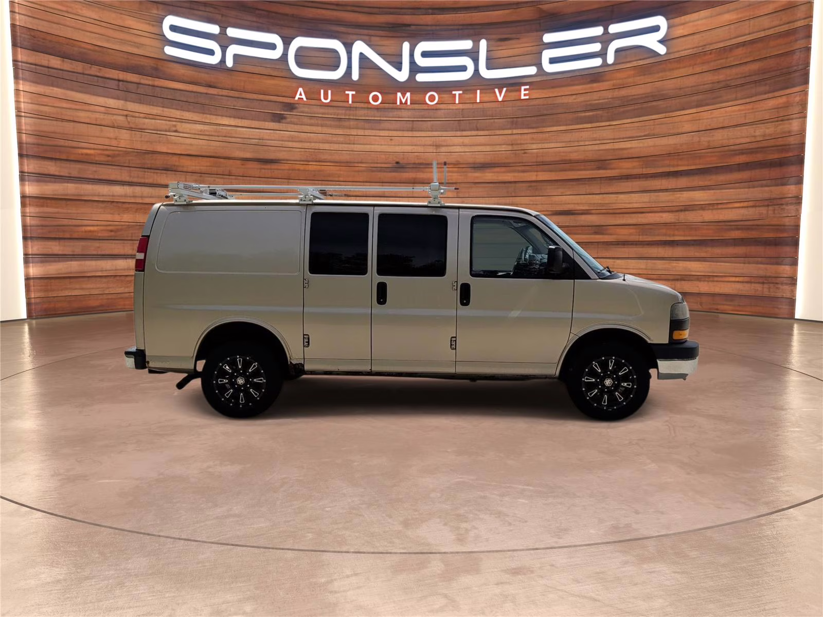 2011 Sand Beige Metallic GMC Savana Cargo Van RWD Van