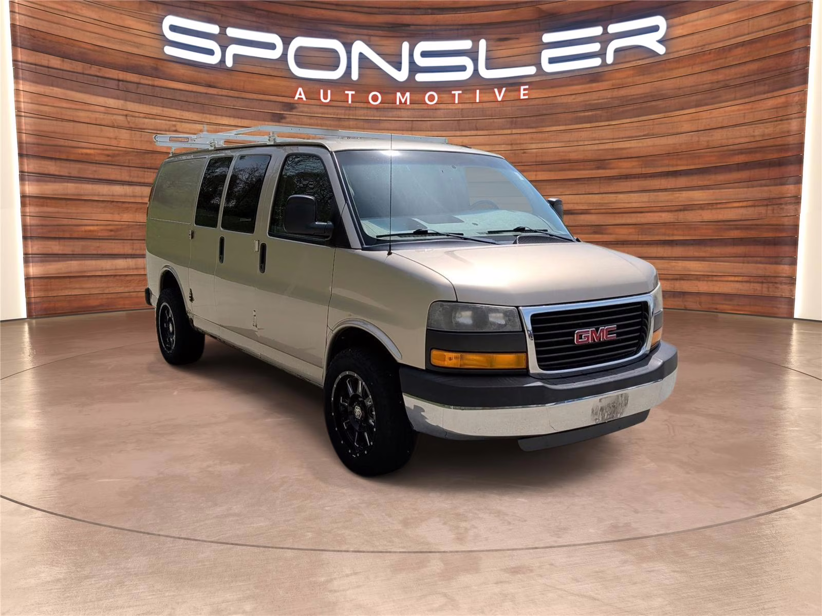 2011 Sand Beige Metallic GMC Savana Cargo Van RWD Van