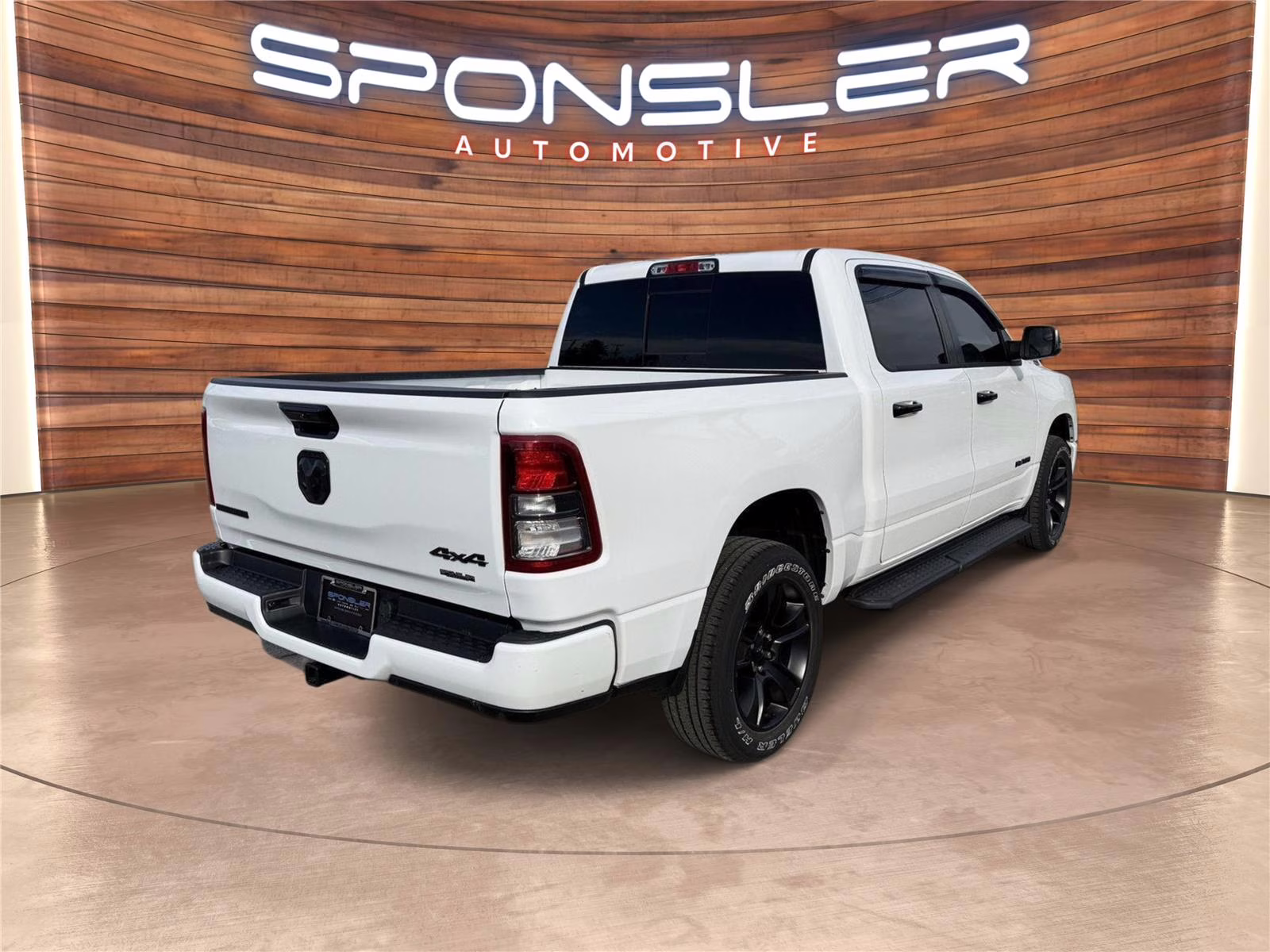 2023 Bright White Clearcoat Ram 1500 Big Horn 4X4 Truck