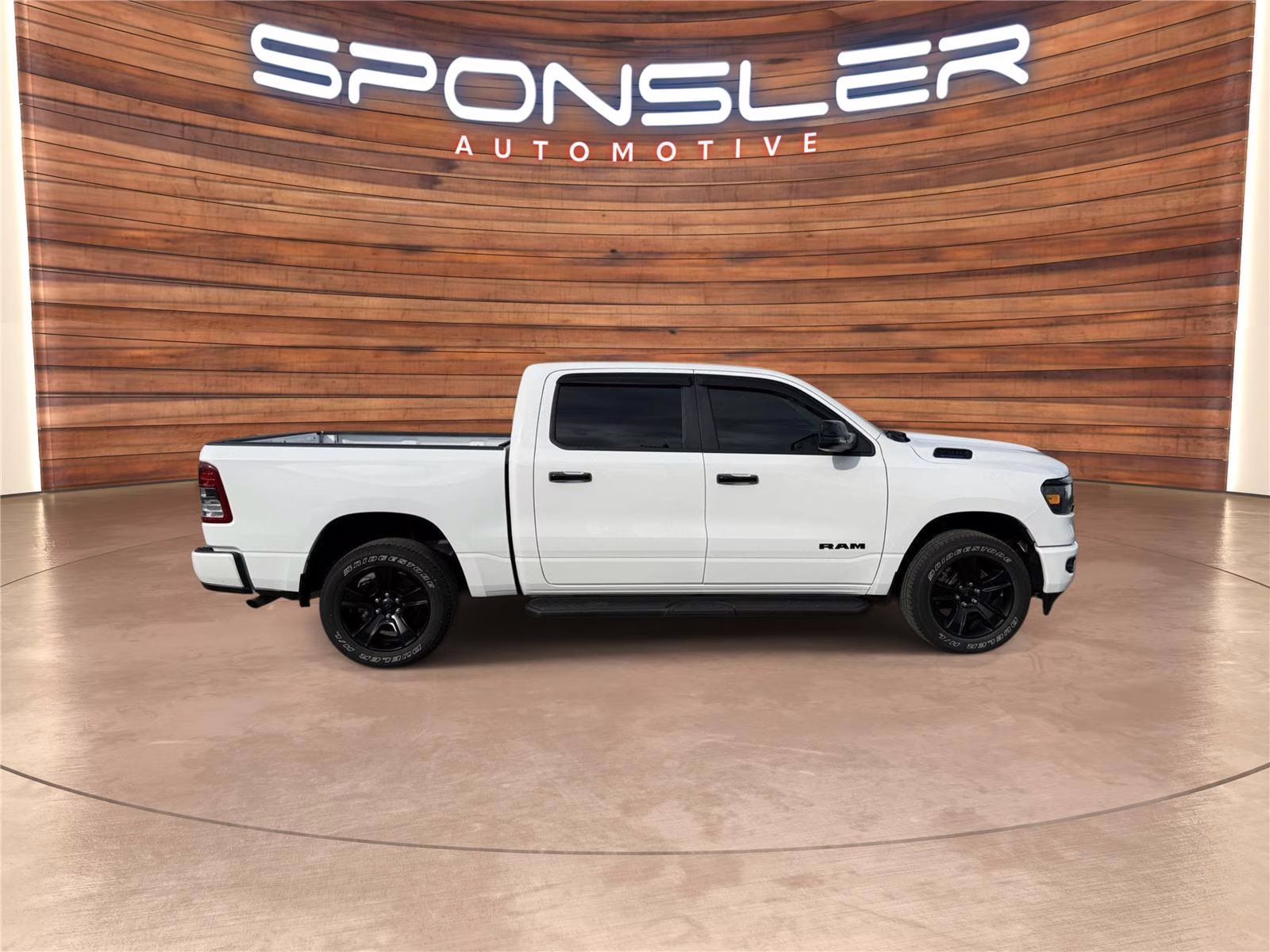 2023 Bright White Clearcoat Ram 1500 Big Horn 4X4 Truck