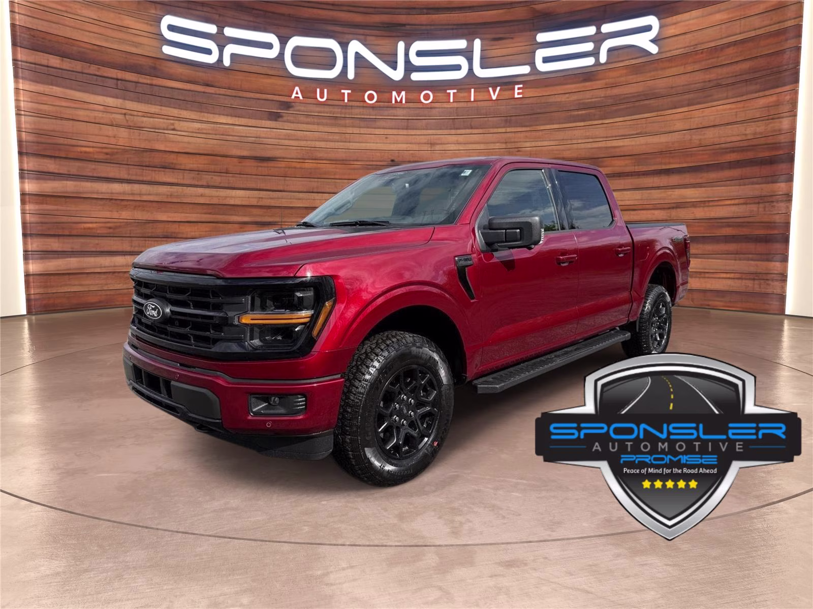 2026 Ruby Red Metallic Tinted Clearcoat Ford F-150 XLT 4X4 Truck