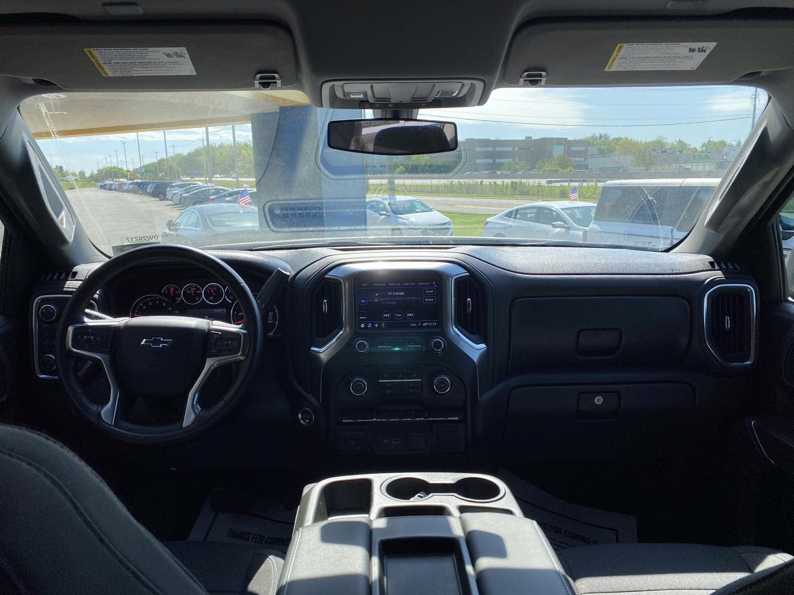 2019 Silver Ice Metallic Chevrolet Silverado 1500 LT Trail Boss 4X4 Truck