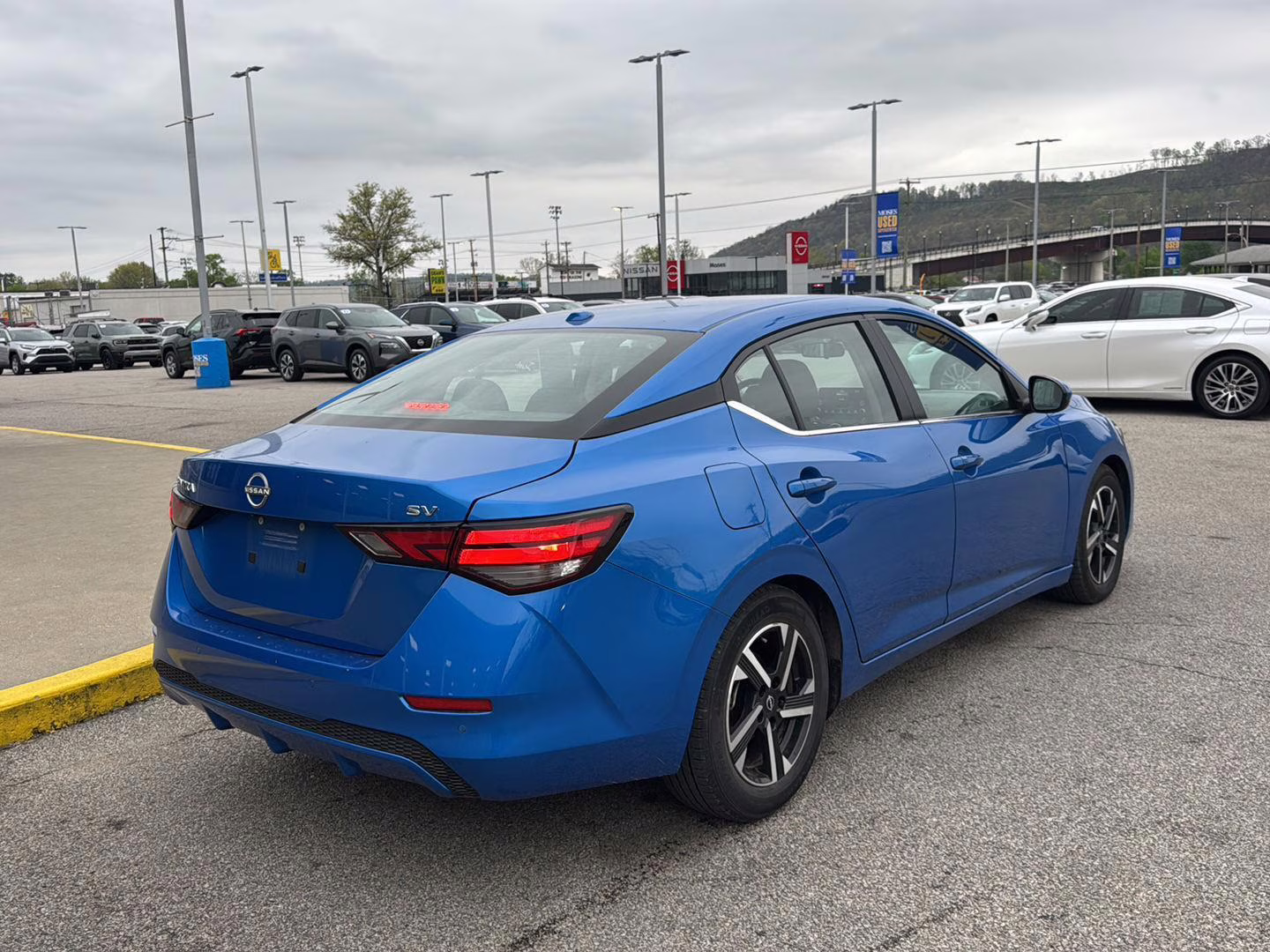 2024 Electric Blue Metallic Nissan Sentra SV FWD Sedan