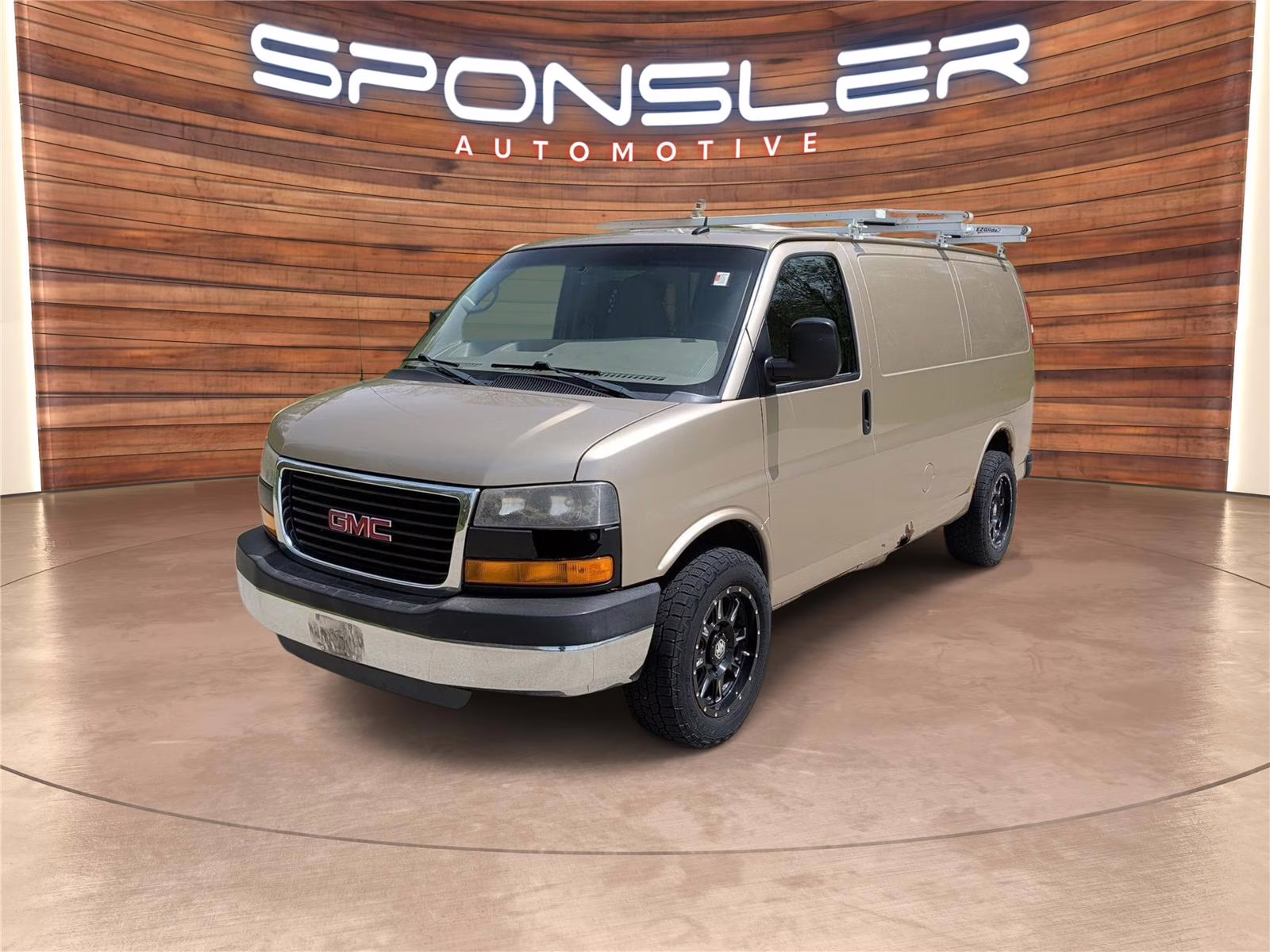 2011 Sand Beige Metallic GMC Savana Cargo Van RWD Van
