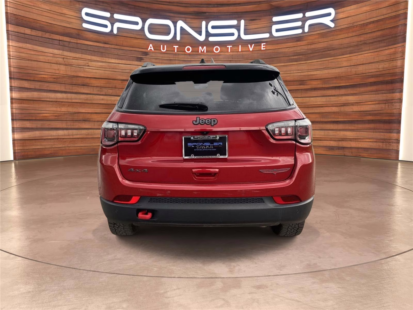 2025 Red Hot Pearlcoat Jeep Compass Trailhawk 4X4 SUV