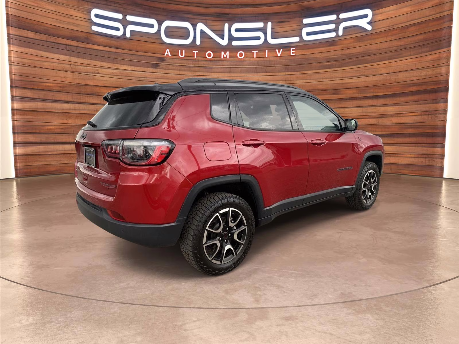 2025 Red Hot Pearlcoat Jeep Compass Trailhawk 4X4 SUV
