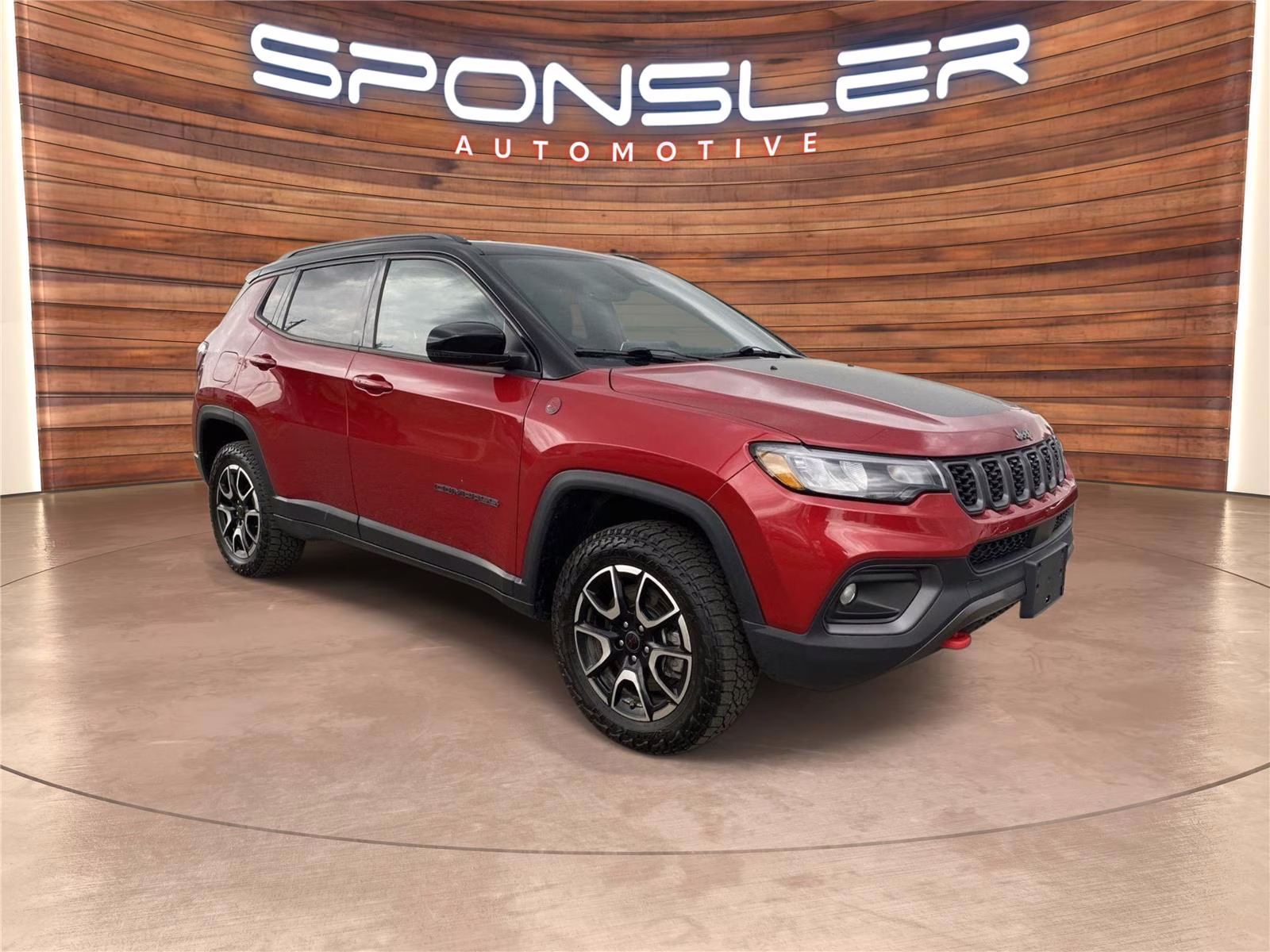 2025 Red Hot Pearlcoat Jeep Compass Trailhawk 4X4 SUV