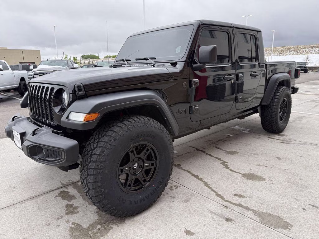 2023 Black Clearcoat Jeep Gladiator Sport S 4X4 Truck