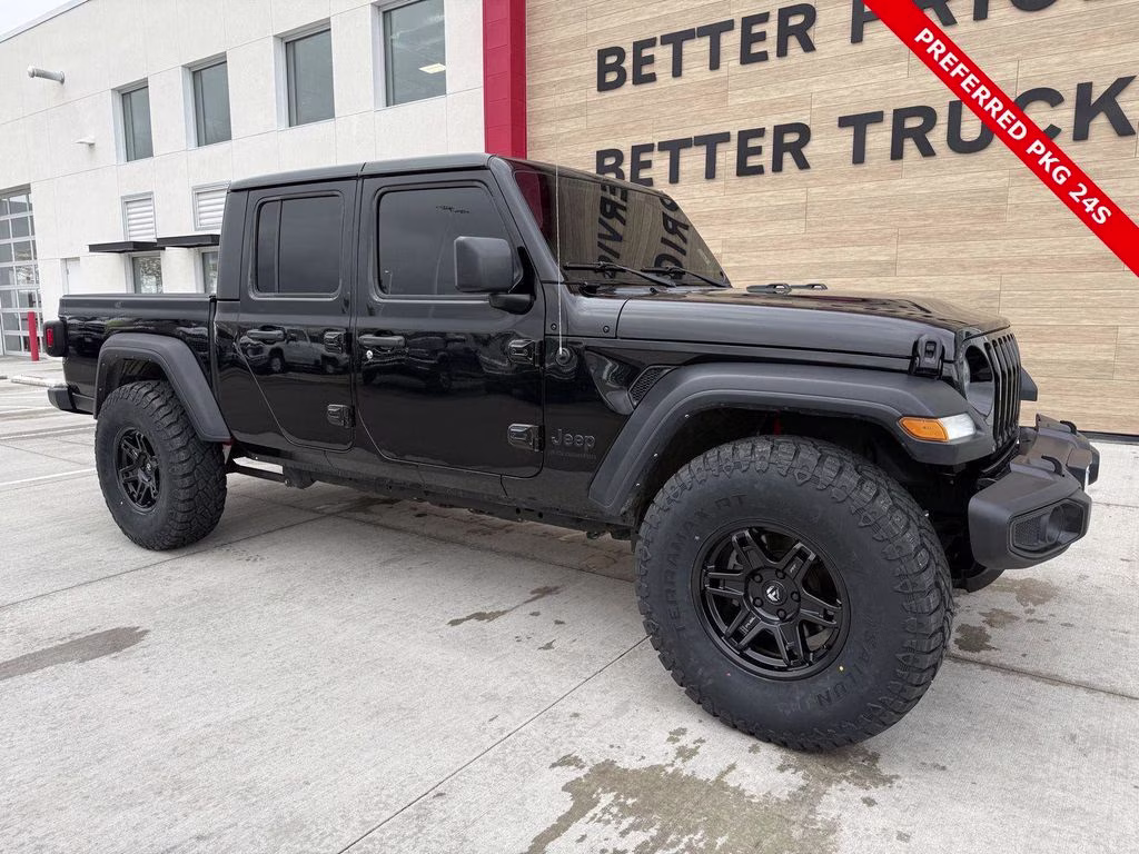 2023 Black Clearcoat Jeep Gladiator Sport S 4X4 Truck