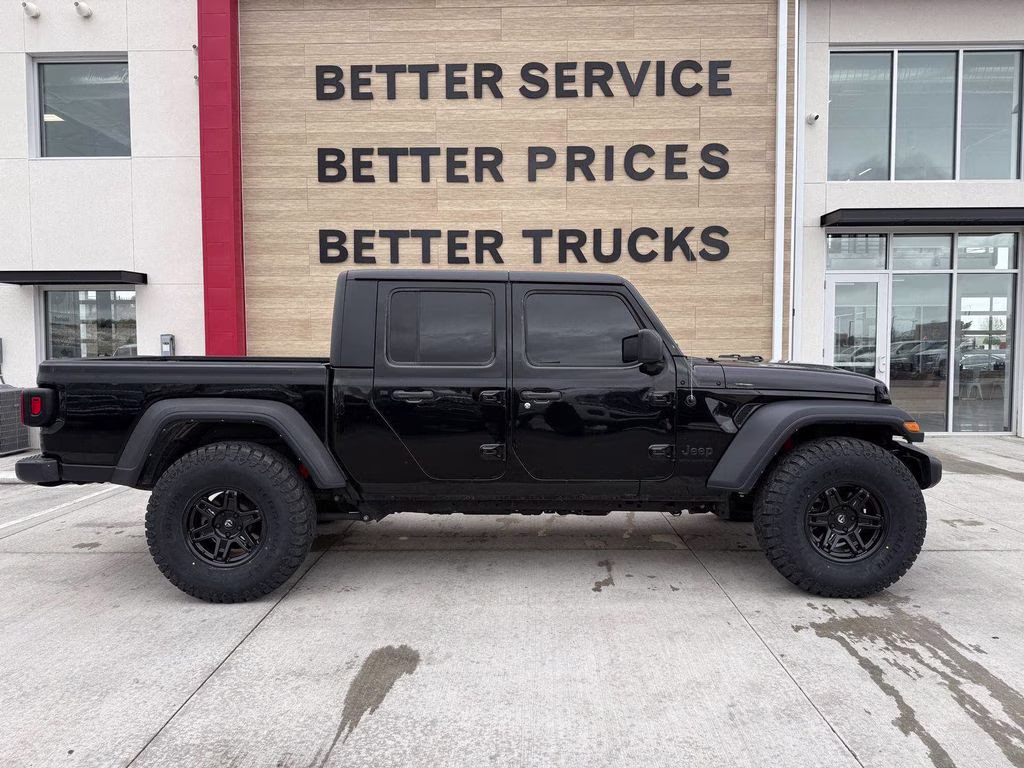 2023 Black Clearcoat Jeep Gladiator Sport S 4X4 Truck