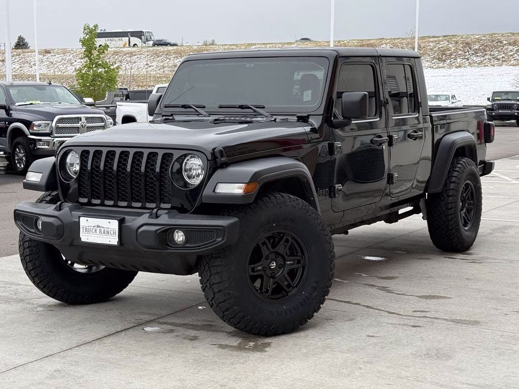 2023 Black Clearcoat Jeep Gladiator Sport S 4X4 Truck