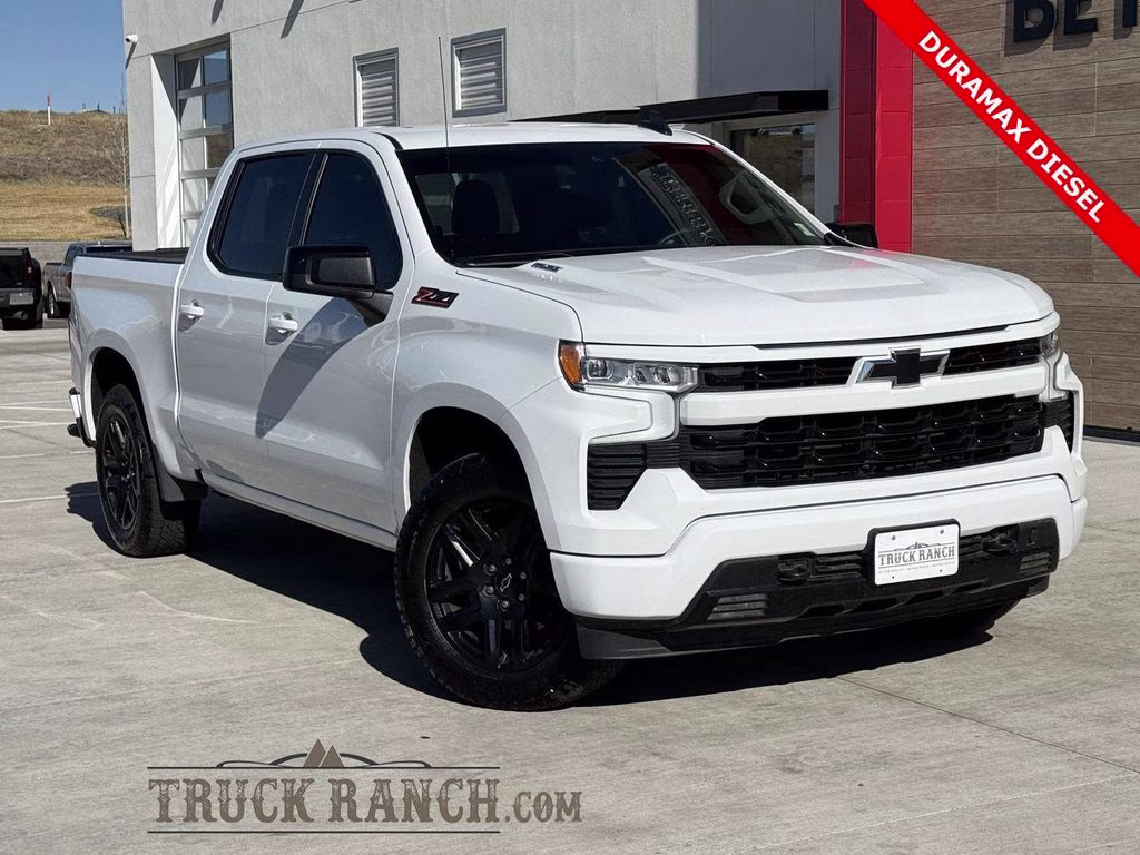 2024 Summit White Chevrolet Silverado 1500 RST 4X4 Truck