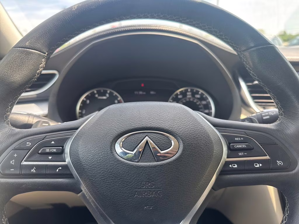 2019 Hermosa Blue INFINITI QX50 LUXE FWD SUV