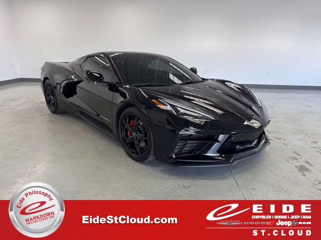 2023 Black Chevrolet Corvette Stingray RWD Convertible