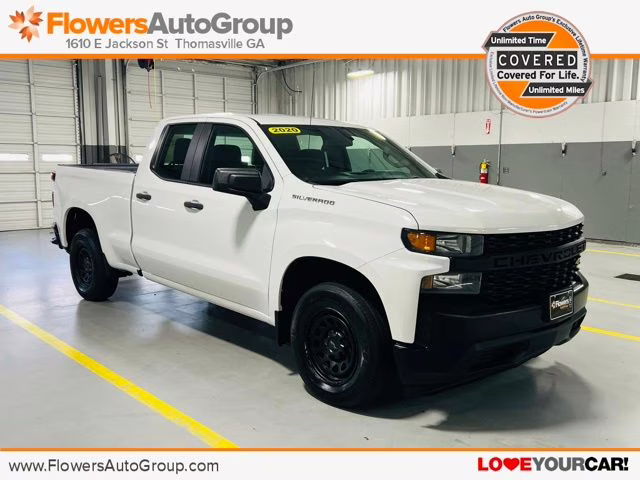 2020 Summit White Chevrolet Silverado 1500 WT Truck