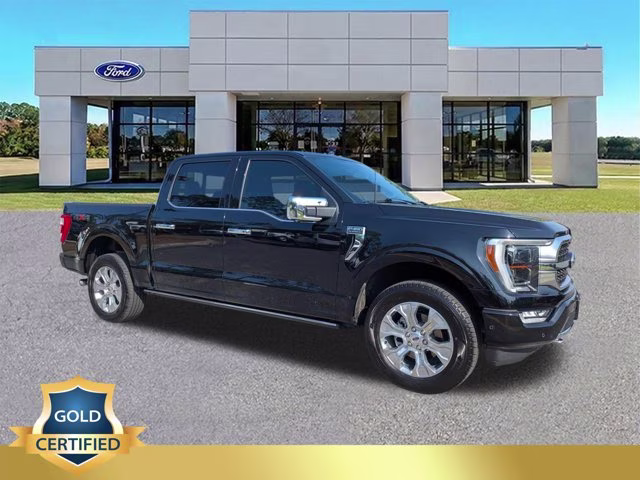 2022 Black Metallic Ford F-150 Platinum 4X4 Truck