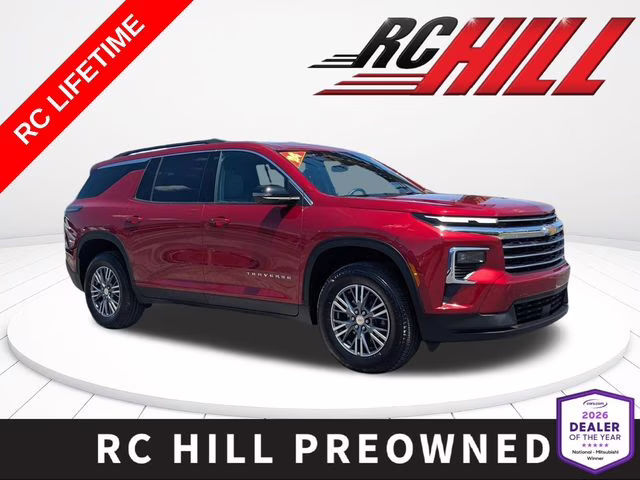 2024 Radiant Red Tintcoat Chevrolet Traverse LT FWD SUV