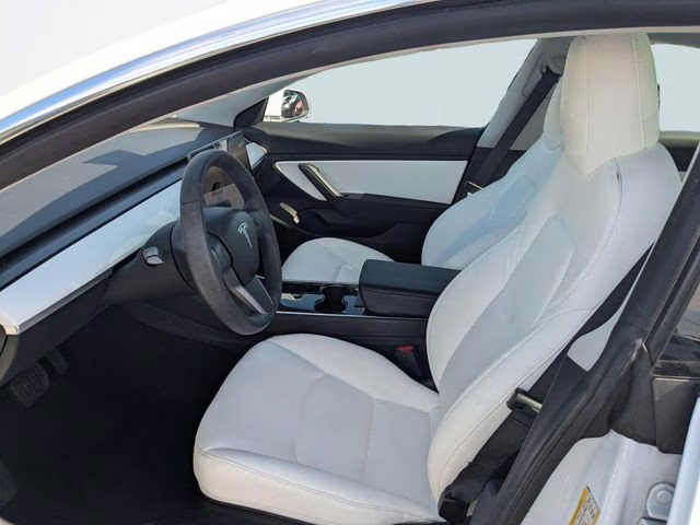 2019 Pearl White Multi-Coat Tesla Model 3 Standard Range Plus RWD Sedan