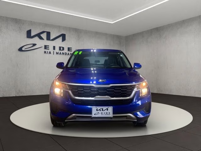 2021 Neptune Blue Kia Seltos LX AWD SUV