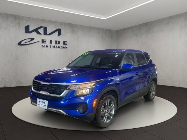 2021 Neptune Blue Kia Seltos LX AWD SUV