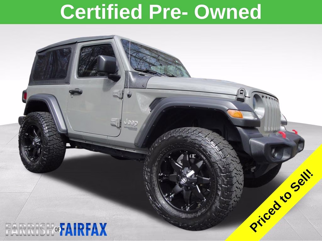2020 Sting-Gray Clearcoat Jeep Wrangler Sport 4X4 SUV