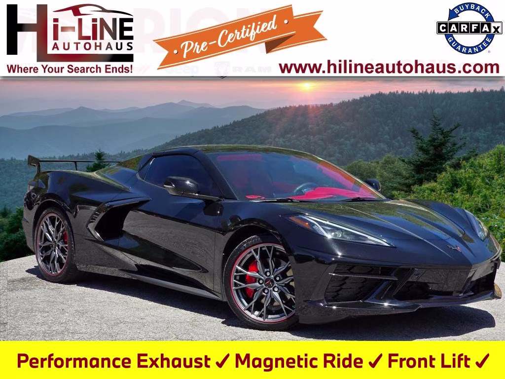 2023 Black Chevrolet Corvette Stingray RWD Convertible