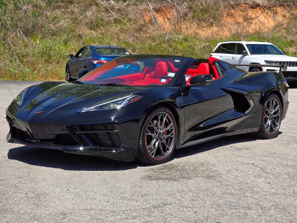 2023 Black Chevrolet Corvette Stingray RWD Convertible