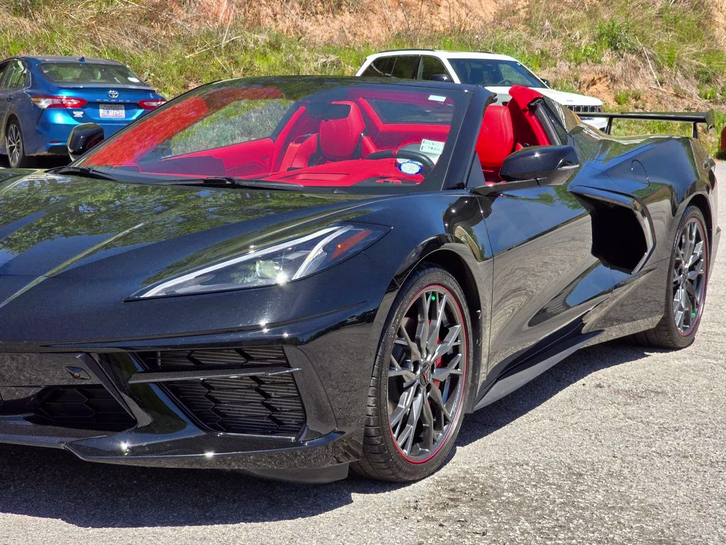 2023 Black Chevrolet Corvette Stingray RWD Convertible