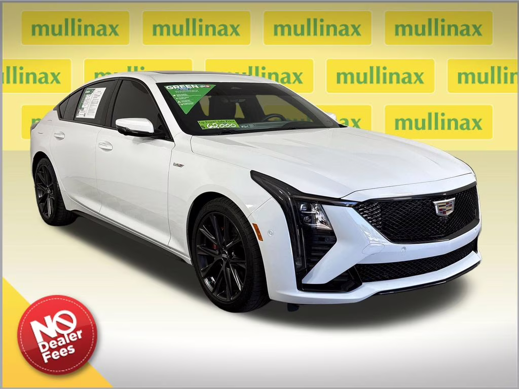 2026 Summit White Cadillac CT5 V-Series RWD Sedan