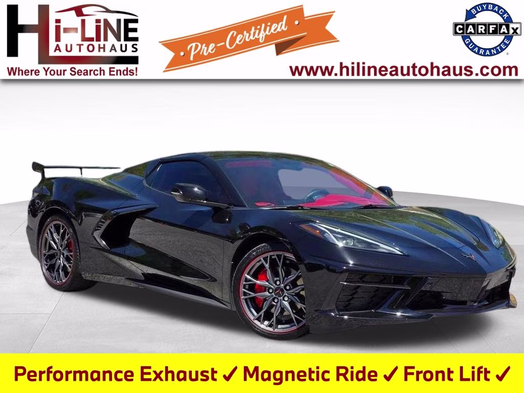 2023 Black Chevrolet Corvette Stingray RWD Convertible