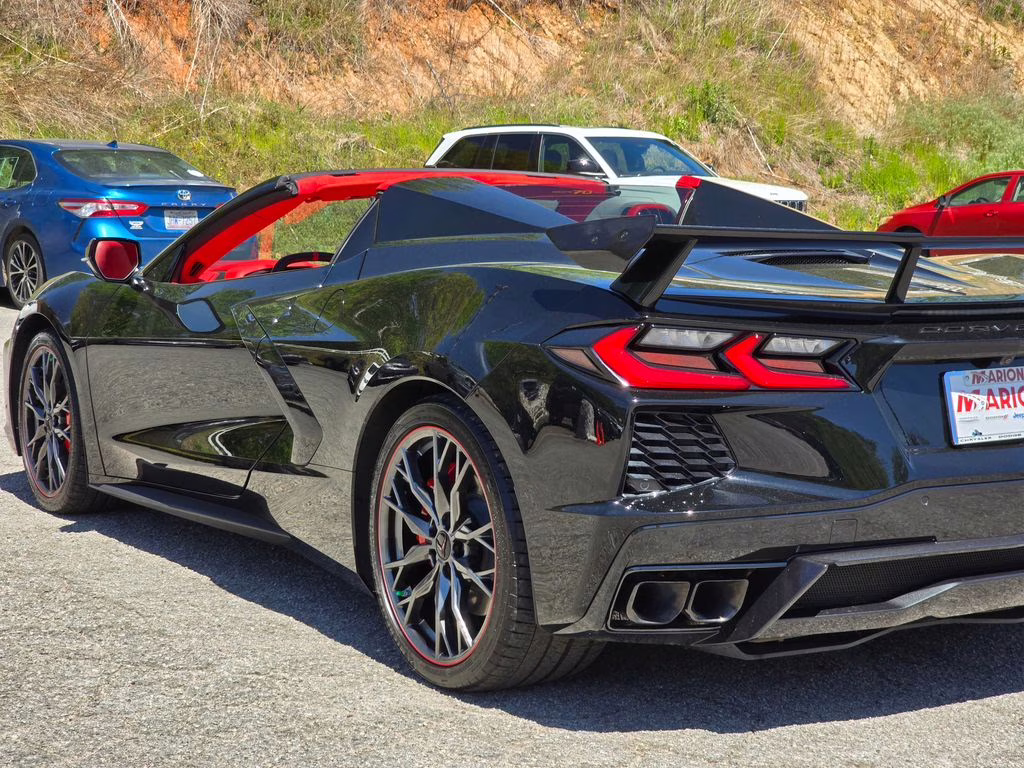 2023 Black Chevrolet Corvette Stingray RWD Convertible