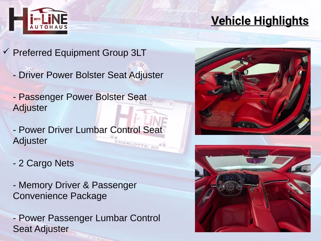 2023 Black Chevrolet Corvette Stingray RWD Convertible