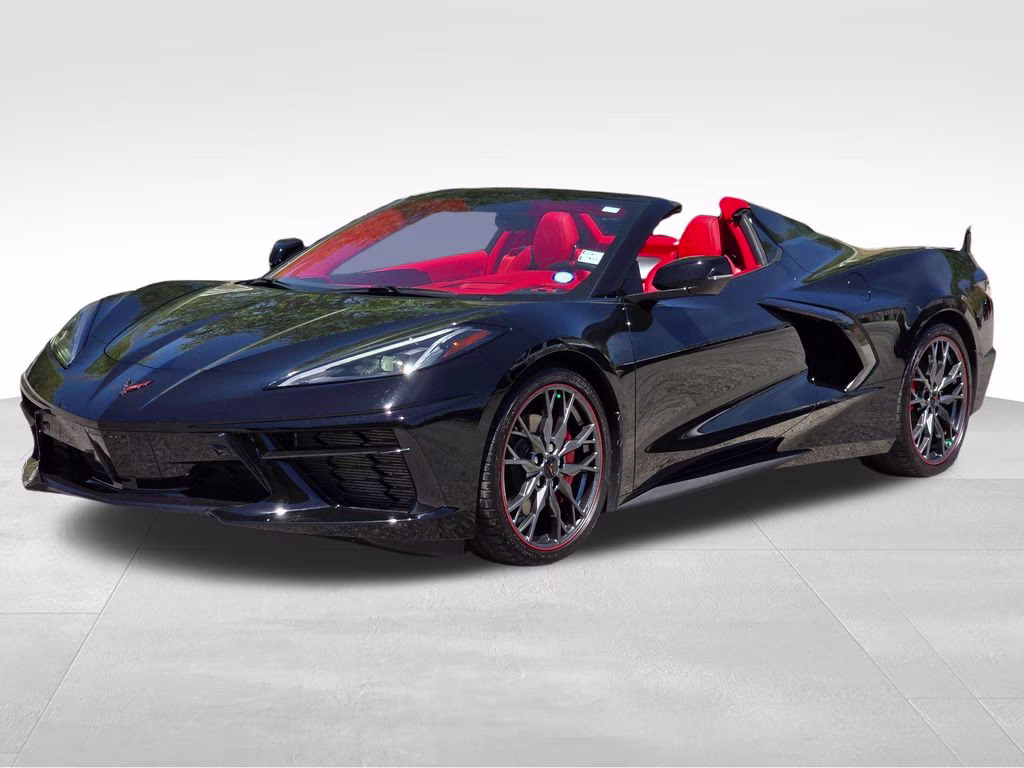 2023 Black Chevrolet Corvette Stingray RWD Convertible