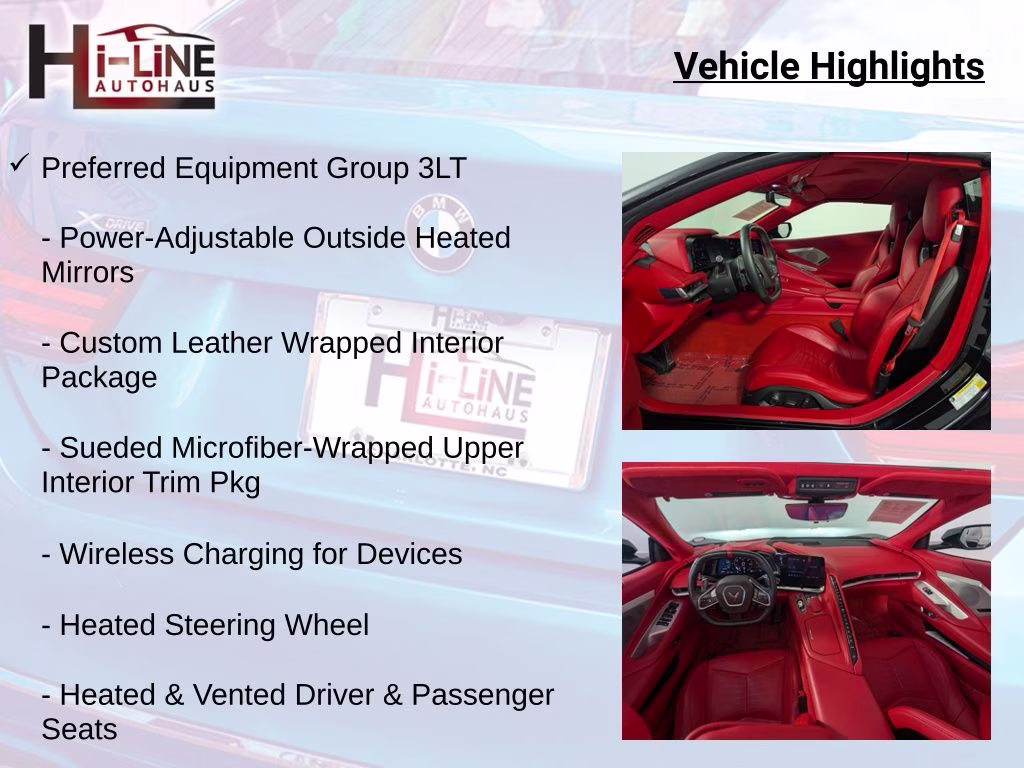 2023 Black Chevrolet Corvette Stingray RWD Convertible