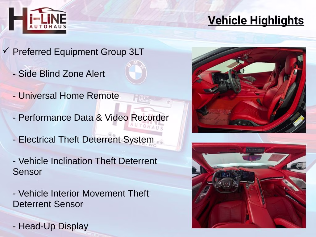 2023 Black Chevrolet Corvette Stingray RWD Convertible