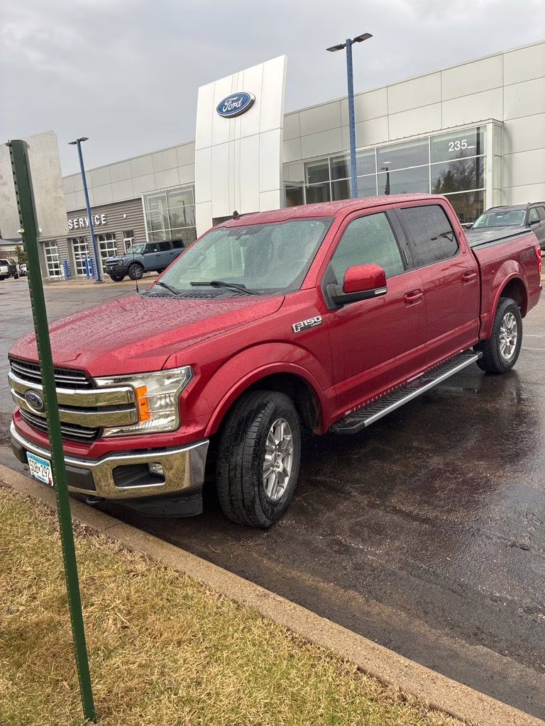 Used 2019 Ford F-150 Lariat with VIN 1FTEW1E49KKC98352 for sale in Forest Lake, Minnesota