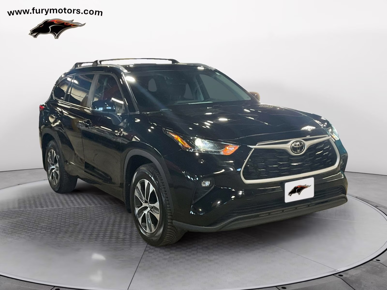 2023 Midnight Black Metallic Toyota Highlander XLE AWD SUV