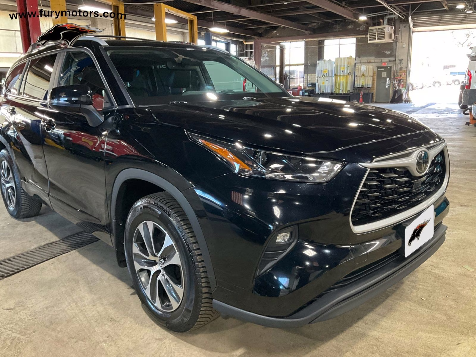 2023 Midnight Black Metallic Toyota Highlander XLE AWD SUV