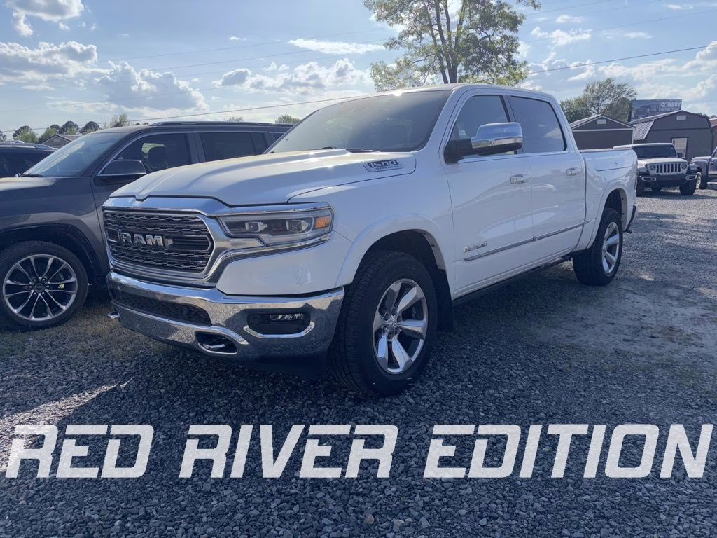 2021 Ivory White Tri-Coat Pearlcoat Ram 1500 Limited 4X4 Truck