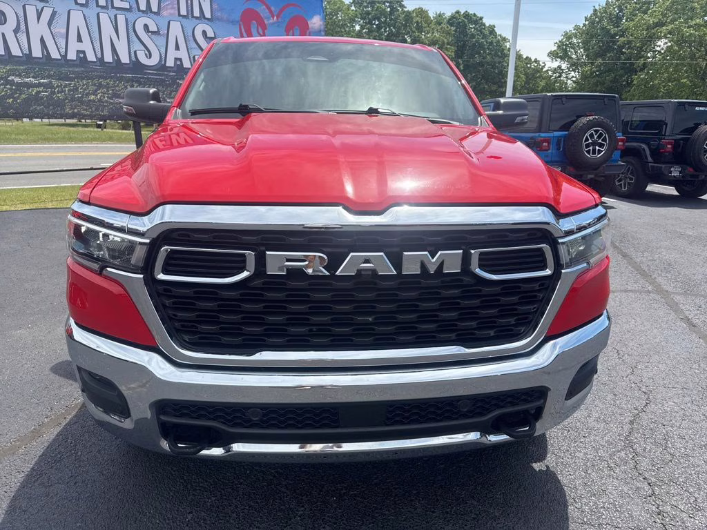 2025 Flame Red Clearcoat Ram 1500 Big Horn 4X4 Truck